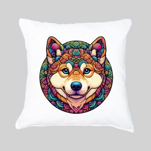 Housse de coussin Chien ~ Mandala