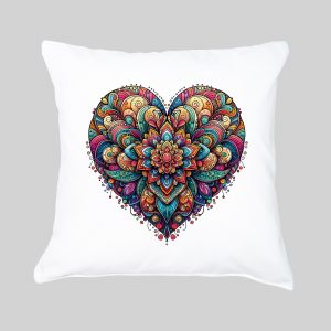 Housse de coussin Coeur ~ Mandala