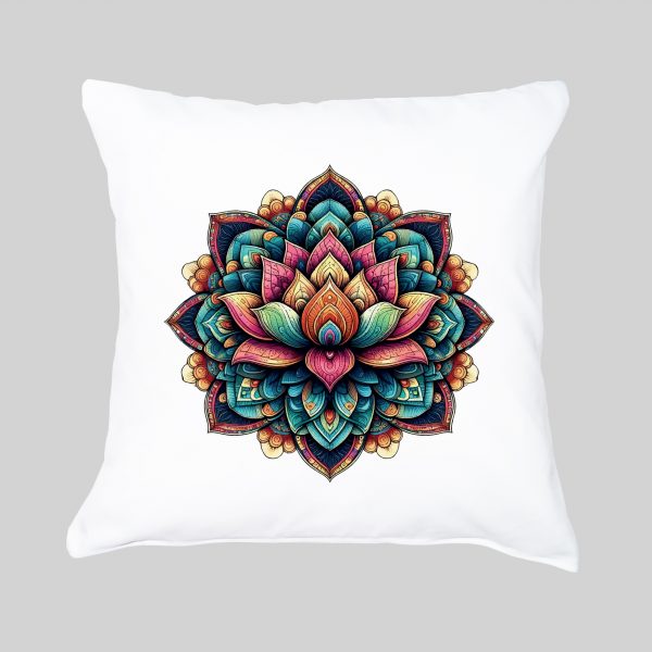 Housse de coussin Lotus ~ Mandala