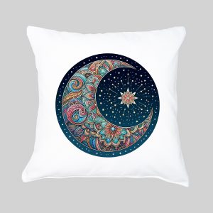 Housse de coussin Lune I ~ Mandala