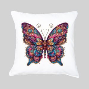 Housse de coussin Papillon I ~ Mandala