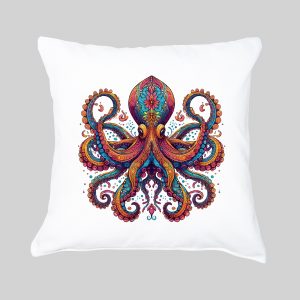 Housse de coussin Pieuvre ~ Mandala