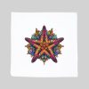 Housse de coussin blanc vue de face Etoile mandala I Housse de coussin Etoile ~ Mandala