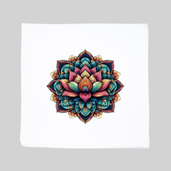 Housse de coussin Lotus ~ Mandala