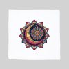 Housse de coussin blanc vue de face Lune mandala II Housse de coussin Lune II ~ Mandala