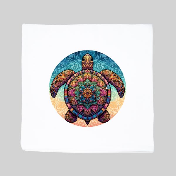 Housse de coussin Tortue ~ Mandala