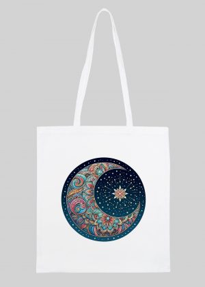 Tote Bag Lune I ~ Mandala