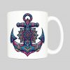 Mug Ancre ~ Mandalas