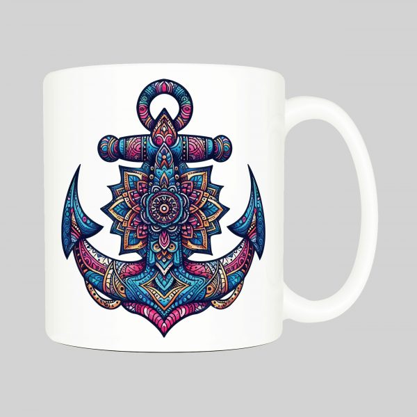 Mug Ancre ~ Mandalas