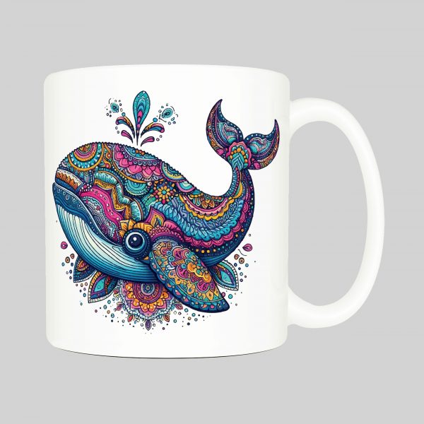 Mug Baleine ~ Mandalas