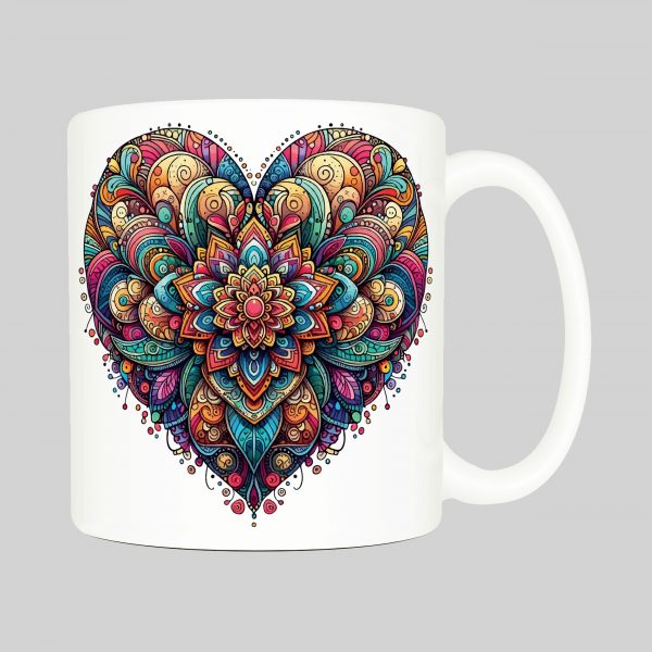 Mug Coeur ~ Mandalas