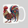 Mug Coq ~ Mandalas