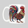 Mug Coq ~ Mandalas