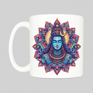 Mug anse côté droit Dieu mandala I Mug Dieu ~ Mandalas