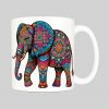 Mug Eléphant ~ Mandalas