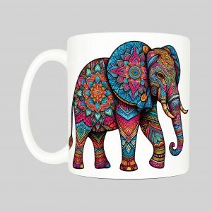 Mug Eléphant ~ Mandalas