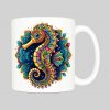 Mug Hippocampe ~ Mandalas