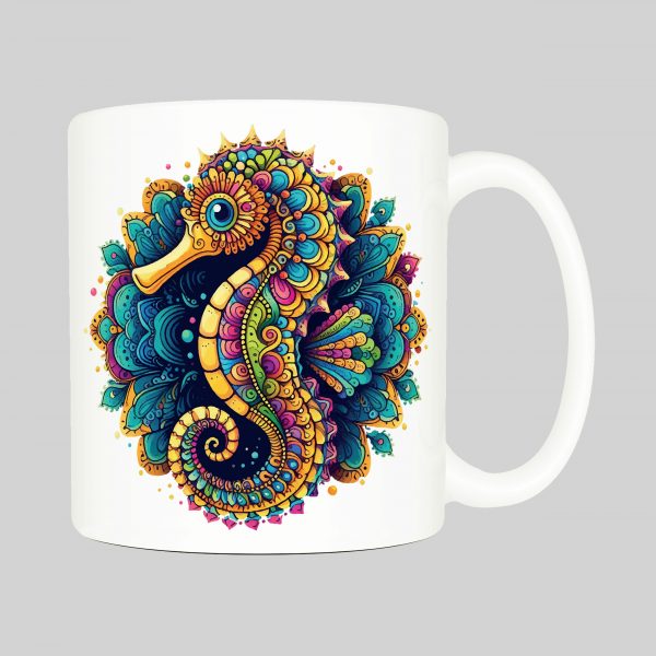 Mug Hippocampe ~ Mandalas