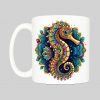 Mug Hippocampe ~ Mandalas
