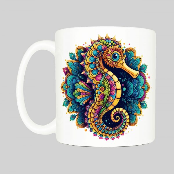 Mug Hippocampe ~ Mandalas