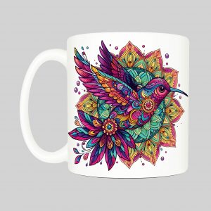 Mug anse côté droit Oiseaux Mandala I Mug Oiseaux ~ Mandalas