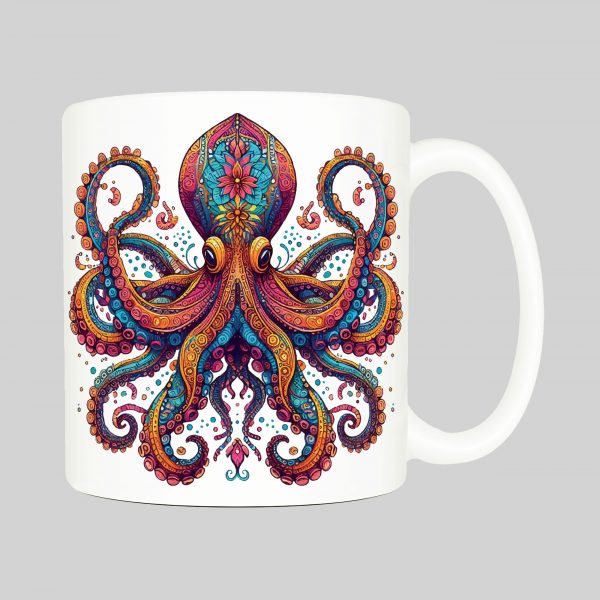Mug Pieuvre ~ Mandalas