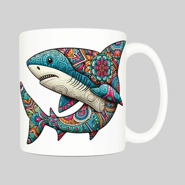 Mug Requin ~ Mandalas