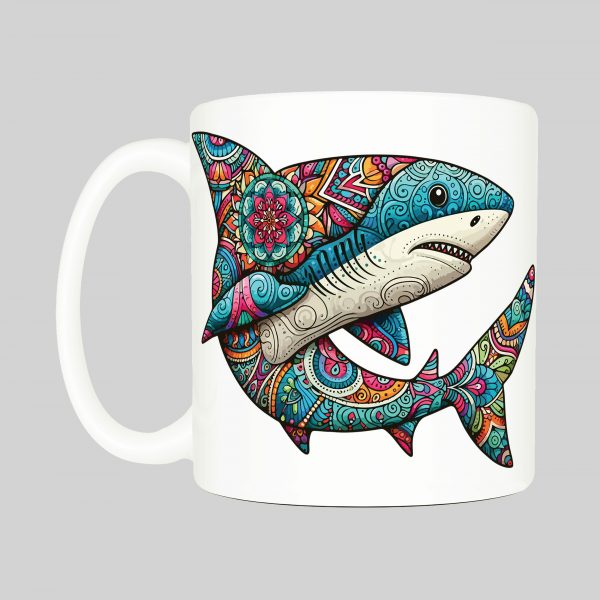 Mug Requin ~ Mandalas