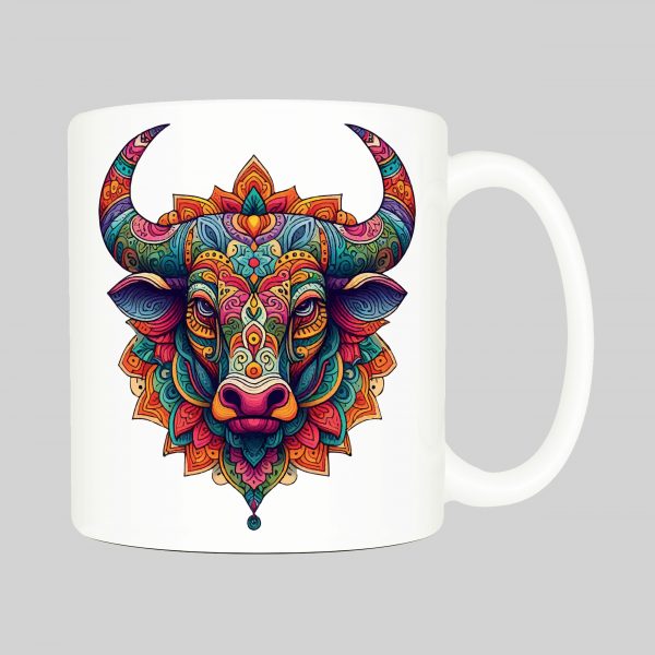 Mug Taureau ~ Mandalas