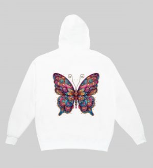 Sweats à capuche Unisexe Adultes / Papillon I ~ Mandala