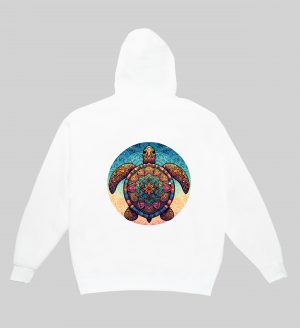 Sweats à capuche Unisexe Adultes / Tortue ~ Mandala