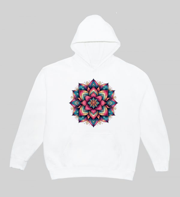 Sweats à capuche Unisexe Adultes / Fleurs ~ Mandala