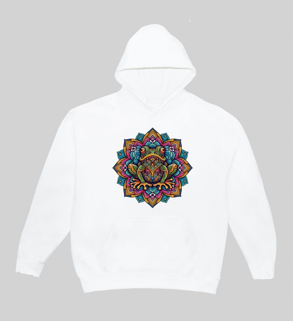 Sweats à capuche Unisexe Adultes / Grenouille ~ Mandala