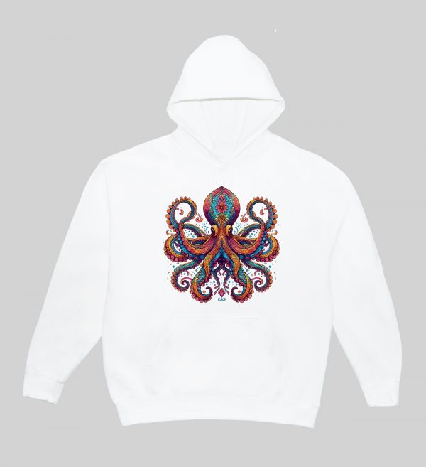 Sweats à capuche Unisexe Adultes / Pieuvre ~ Mandala