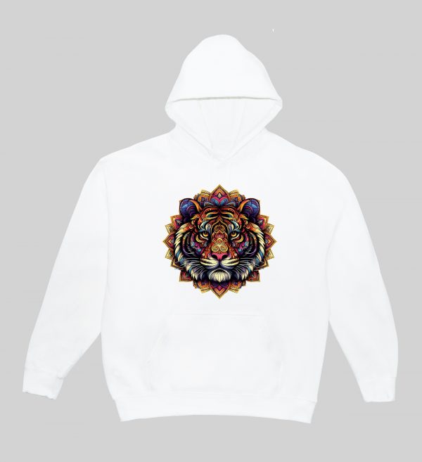 Sweats à capuche Unisexe Adultes / Tigre ~ Mandala
