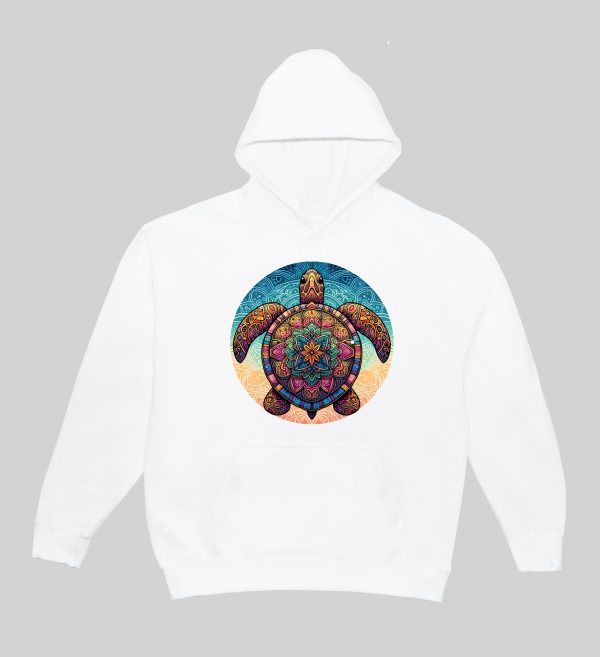 Sweats à capuche Unisexe Adultes / Tortue ~ Mandala