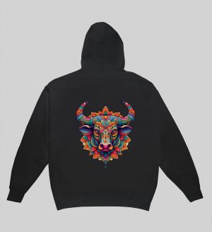 Sweats à capuche Unisexe Adultes / Taureau ~ Mandala
