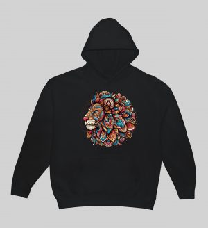 Sweats à capuche Unisexe Adultes / Lion ~ Mandala