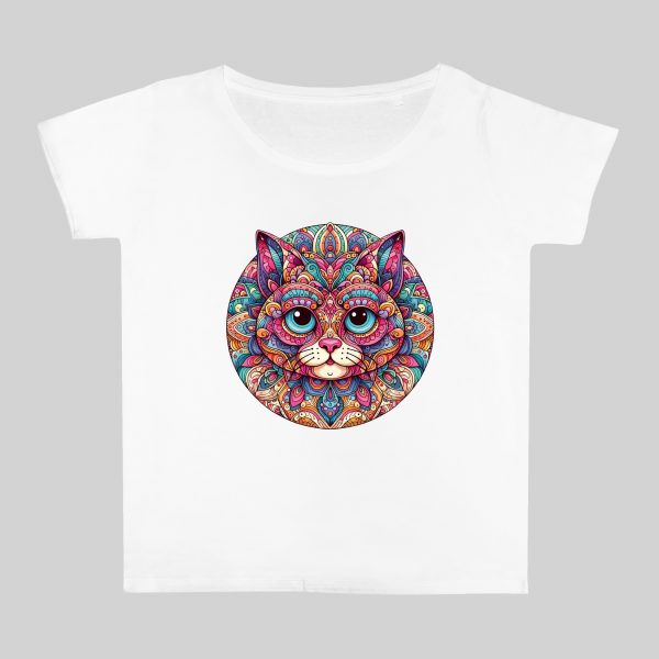 Col rond Femmes / Chat ~ Mandala