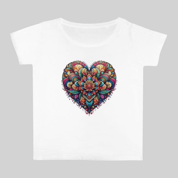 Col rond Femmes / Coeur ~ Mandala