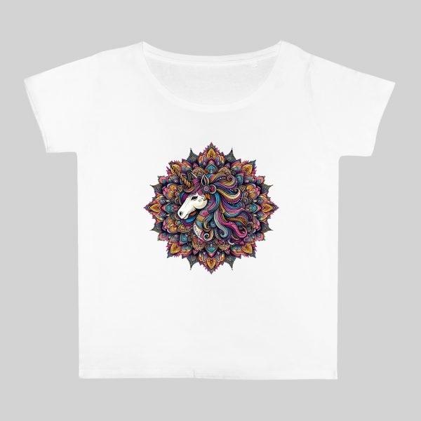 Col rond Femmes / Licorne ~ Mandala