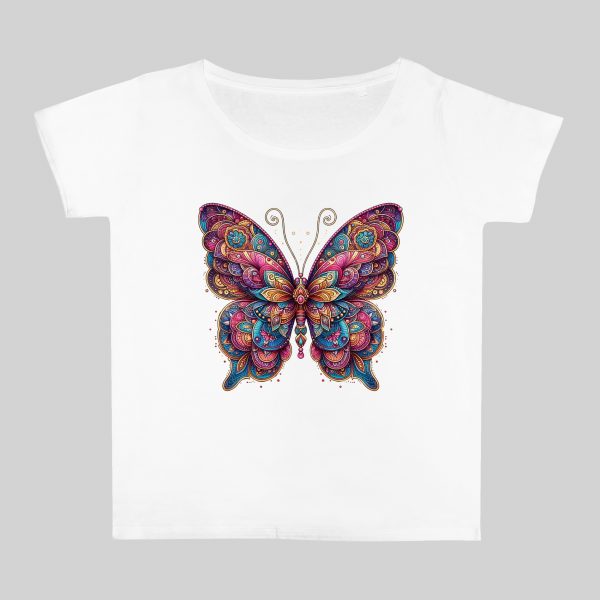 Col rond Femmes / Papillon I~ Mandala