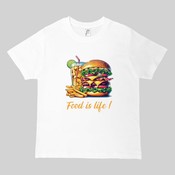 Col rond Kids / Burger ~ Eat me & Drink me