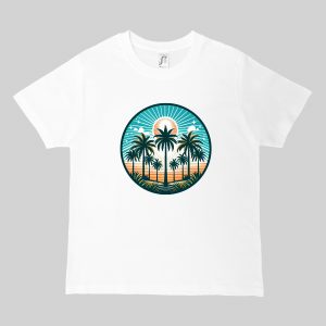 Col rond Kids / Palmiers ~ Summers Vibes