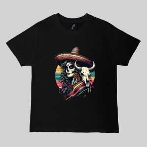 T-shirts noir kids Visuel Bufles II - Western Col rond Kids / Bufle II ~ Westerns