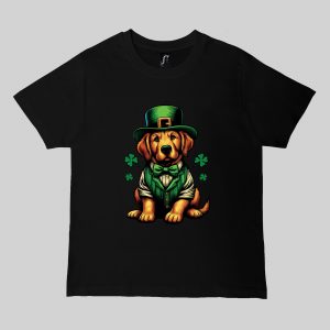 T-shirts noir kids Visuel Chiens I - Saint Patrick Col rond Kids / Chien ~ Saint Patrick