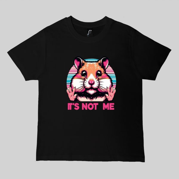T-shirts noir kids Visuel Hamsters I - Humours Col rond Kids / Hamster ~ Humours