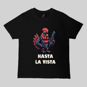 T-shirts noir kids Visuel Poules II - Fantastiques & Sciences fictions Col rond Kids / Poule II ~ Fantastiques & Sciences fictions