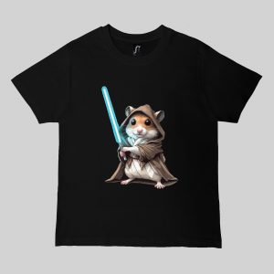 T-shirts noir kids Visuels Hamster I - Fantastiques & Sciences fictions Col rond Kids / Hamster ~ Fantastiques & Sciences fictions