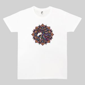 Col rond Hommes / Licorne ~ Mandala